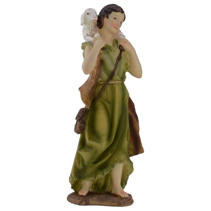 Natividad en juego de 11 figuras de 15 cm en resina