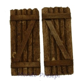 Persiana in legno doppia anta cm 4x4,7- TP01