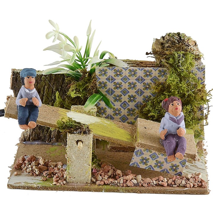 Bambini su dondolo serie 10 cm