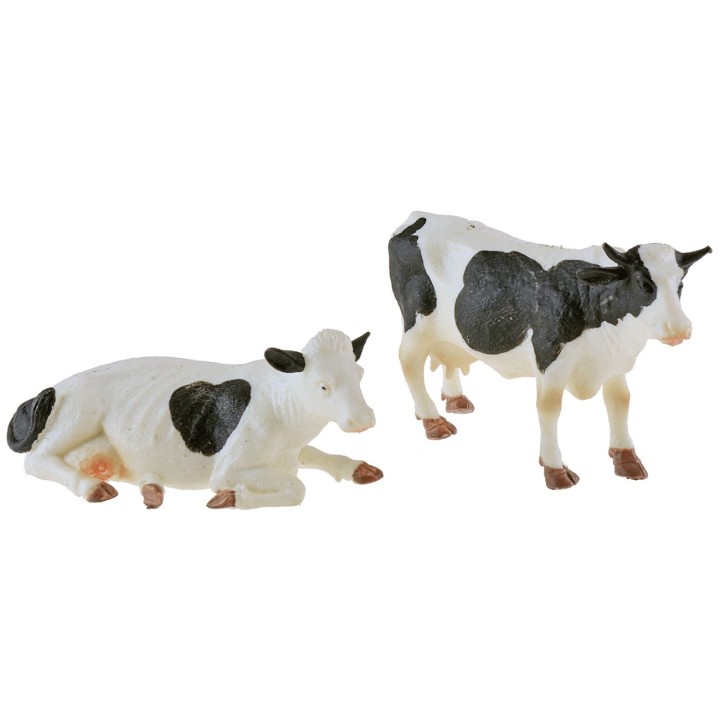 Set 2 cows pezzate pvc