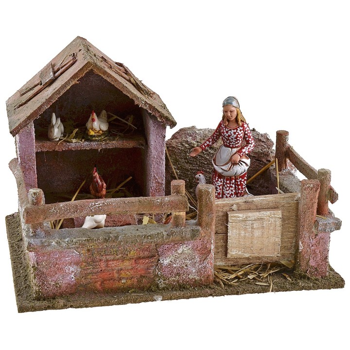 Chicken coop 19.4x14.5x13.5 h cm