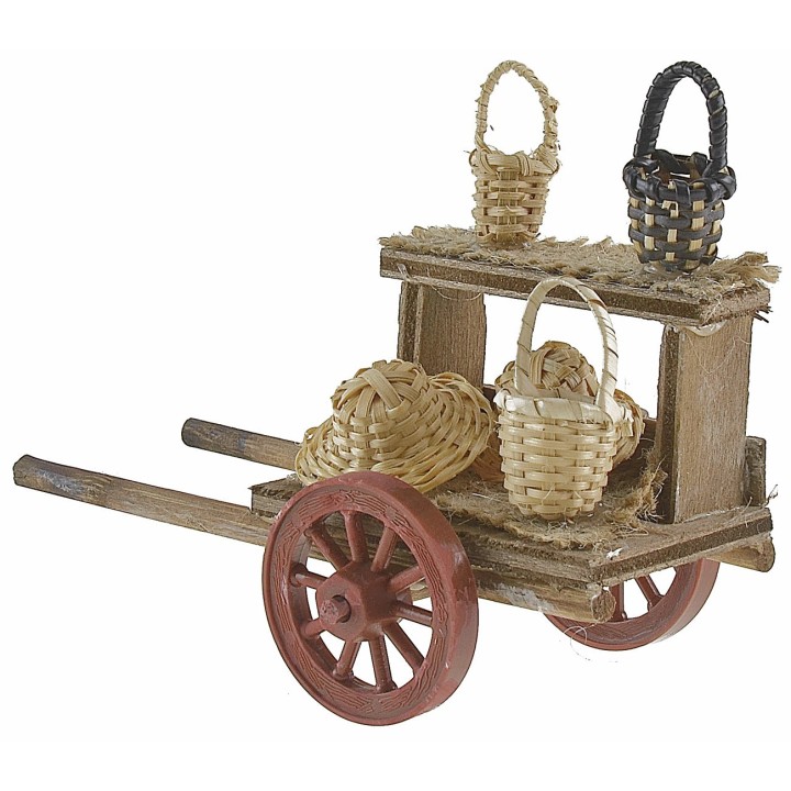 Cart with baskets cm 11x7.5x6 h