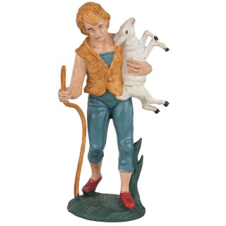Shepherd with lamb in arms 15 cm Euromarchi