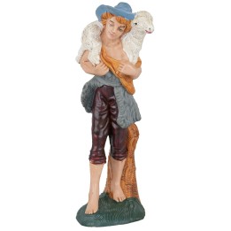 Pastore con agnello sulle spalle 15 cm Euromarchi