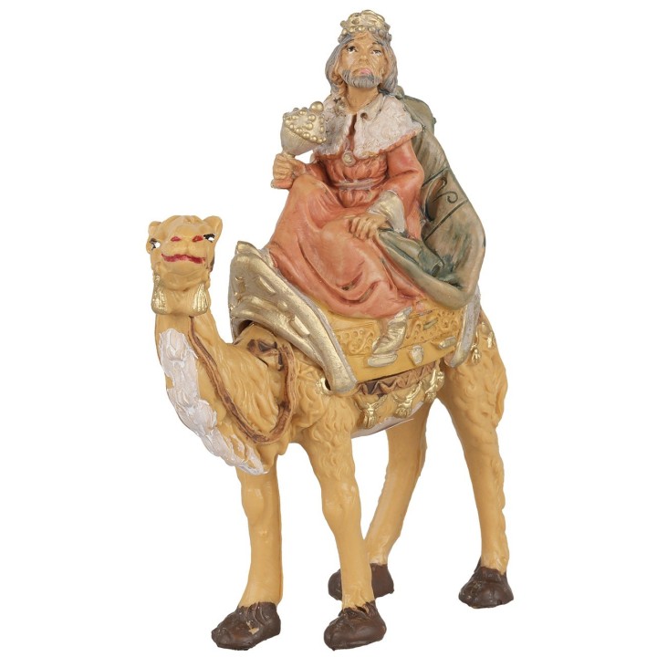 Tres Reyes Magos en camello serie 10 cm Euromarchi