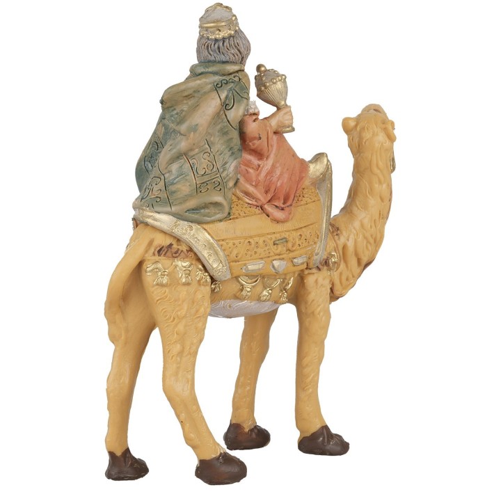 Tres Reyes Magos en camello serie 10 cm Euromarchi