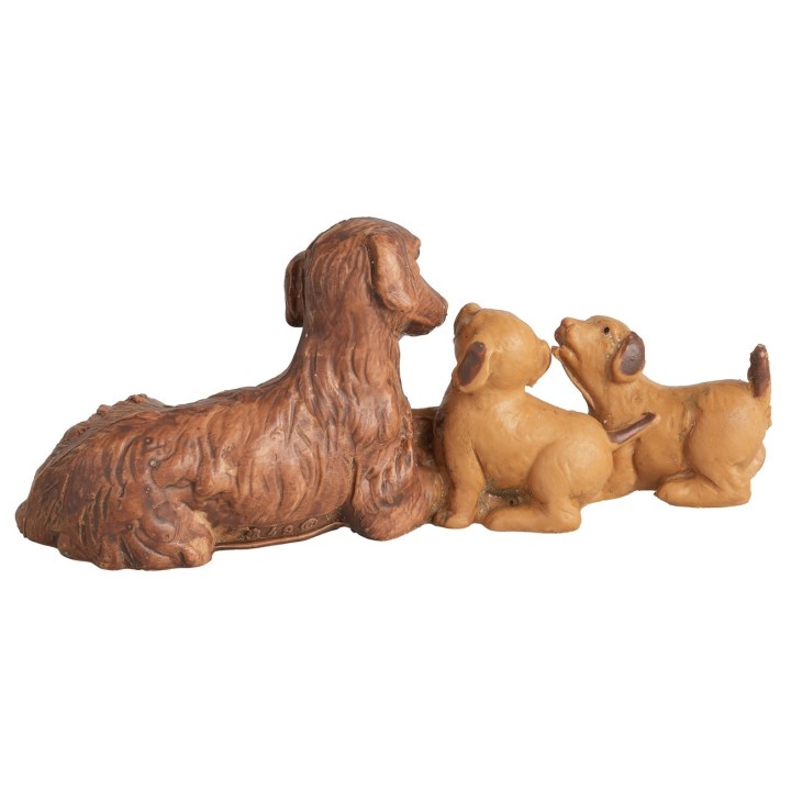 Family of dogs for 12 cm Fontanini statues