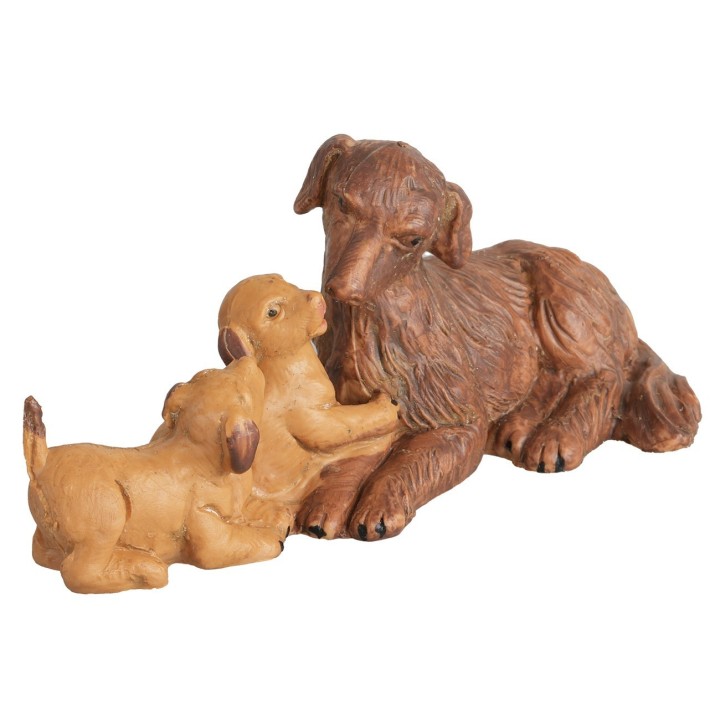 Familia de perros para estatuas de 12 cm Fontanini