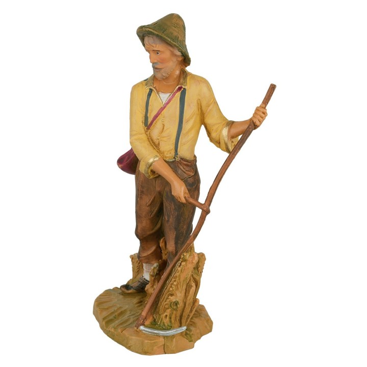 Farmer with scythe 12 cm Fontanini