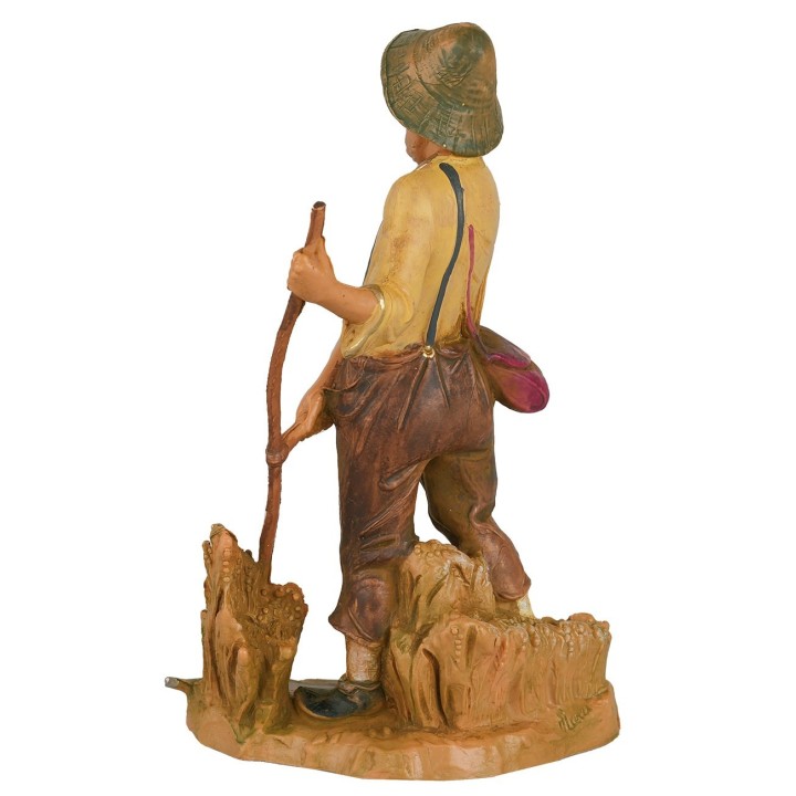 Farmer with scythe 12 cm Fontanini