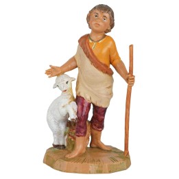 Child with lamb series 12 cm Fontanini