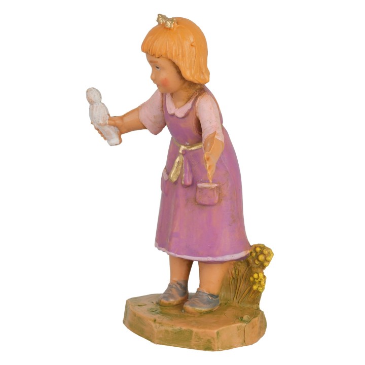 Girl with toy series 12cm Fontanini