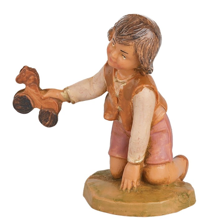 Bambino con gioco serie 12 cm Fontanini