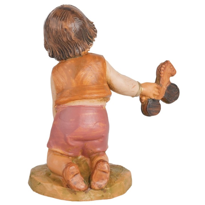 Bambino con gioco serie 12cm Fontanini