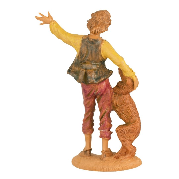 Hombre con perro 10 cm Fontanini