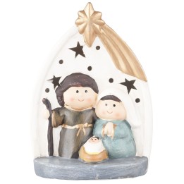 Natividad Naïf iluminada cm 10,5x8x16 h