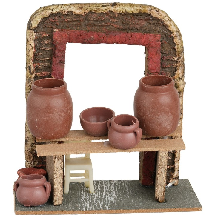 Bottega del vasaio cm 15x8,2x15,5 h