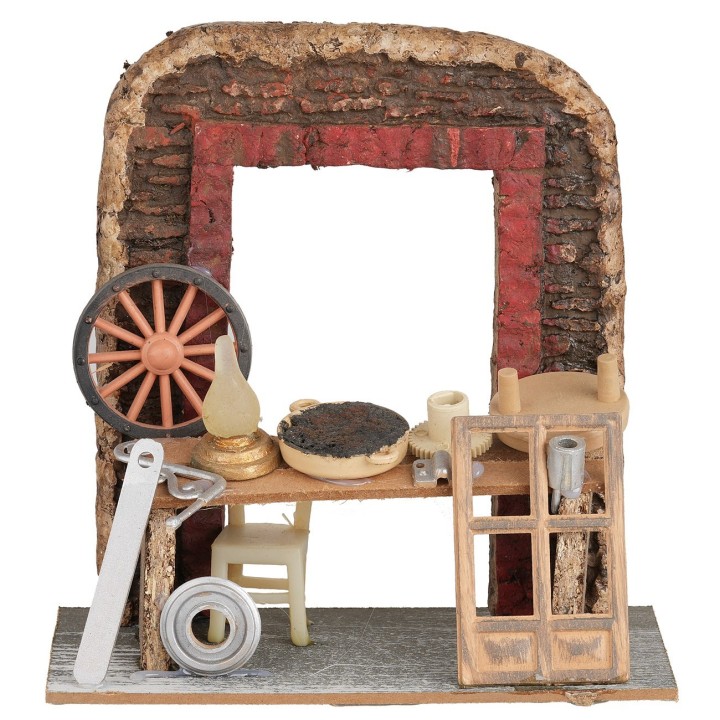 Bottega del falegname cm 15x8,2x15,5 h