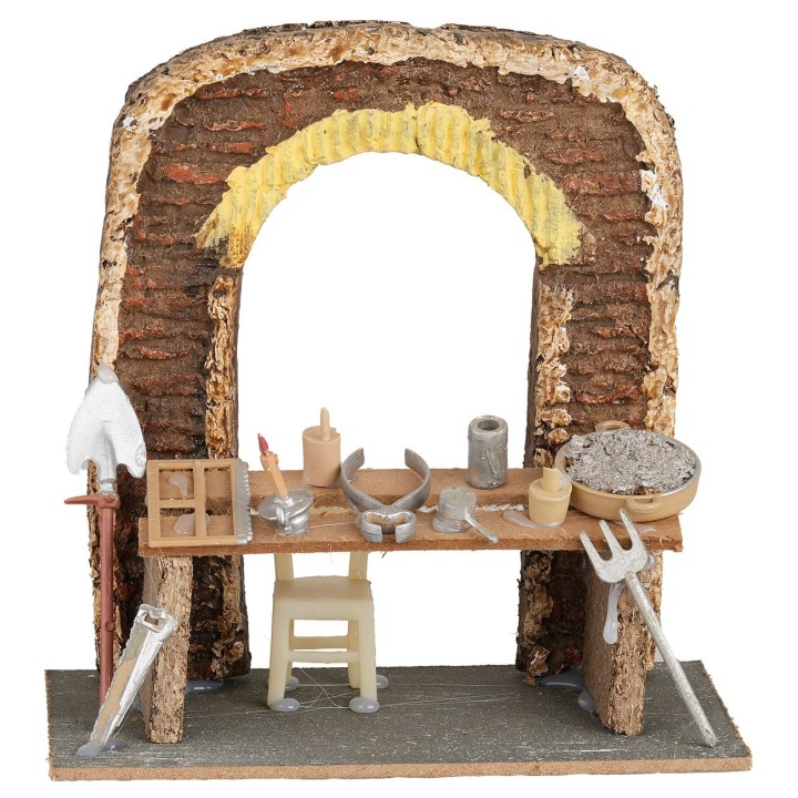 Blacksmith workshop cm 15x8.2x15.5 h