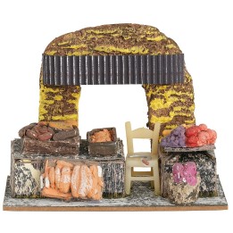 Bottega con alimenti cm 15x8x12,5 h