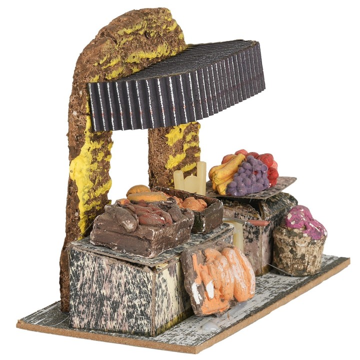 Bottega con alimenti cm 15x8x12,5 h