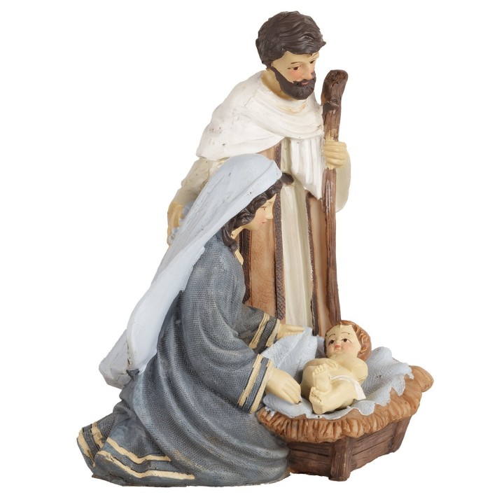 Natividad en bloque de 11x8x15,5 cm