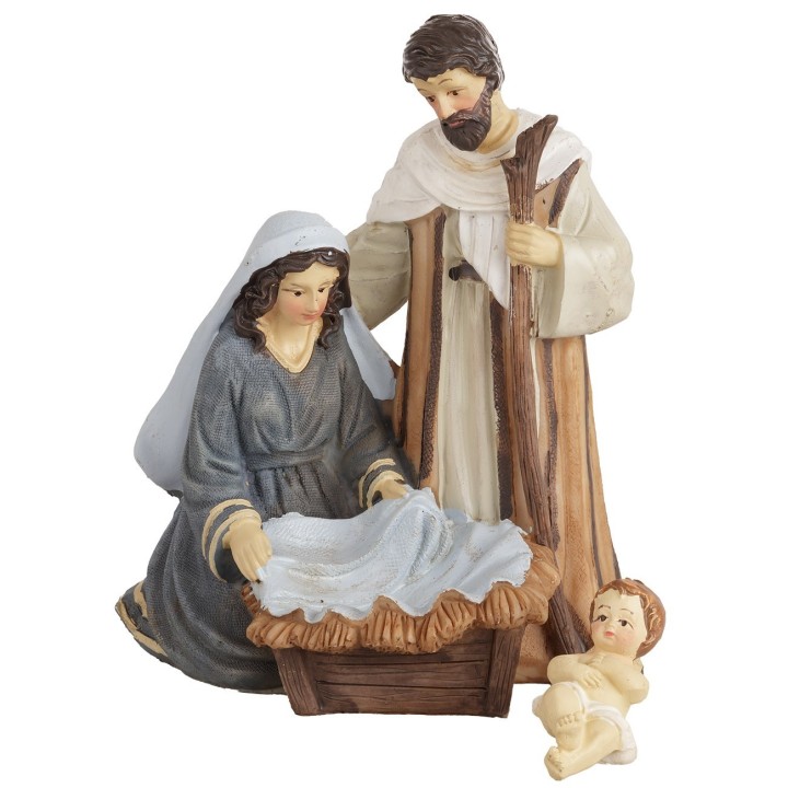 Nativity in block cm 11x8x15.5h