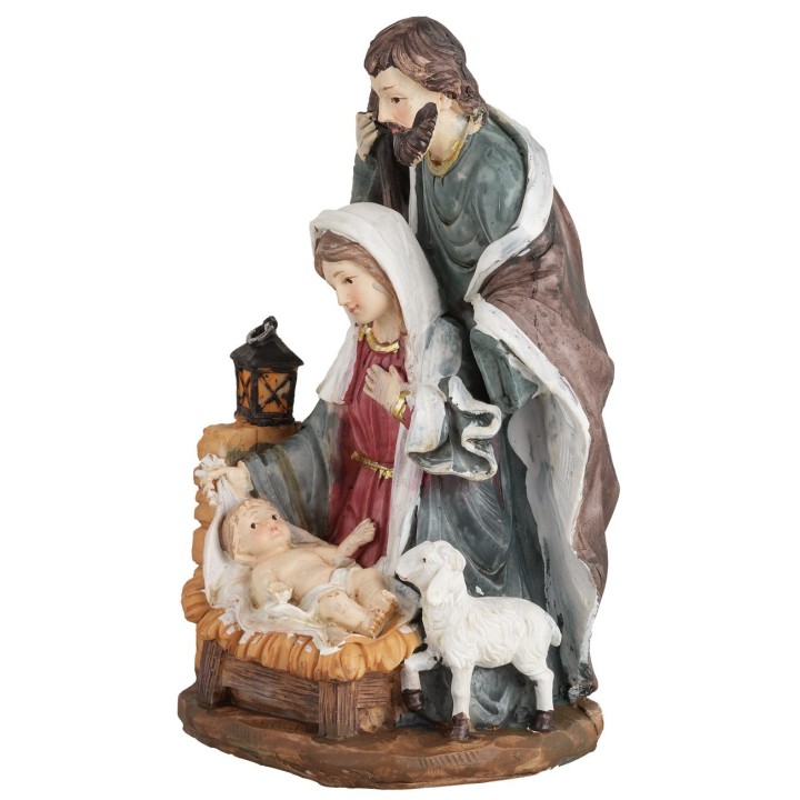 Natividad en bloque cm 10x9x19 h