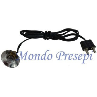 Lámpara colgante Ø cm 1,9 con lámpara E5 3,5V.