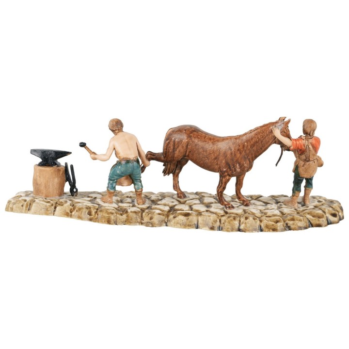 Conjunto de grupo arado y herrero Landi Moranduzzo 6 cm
