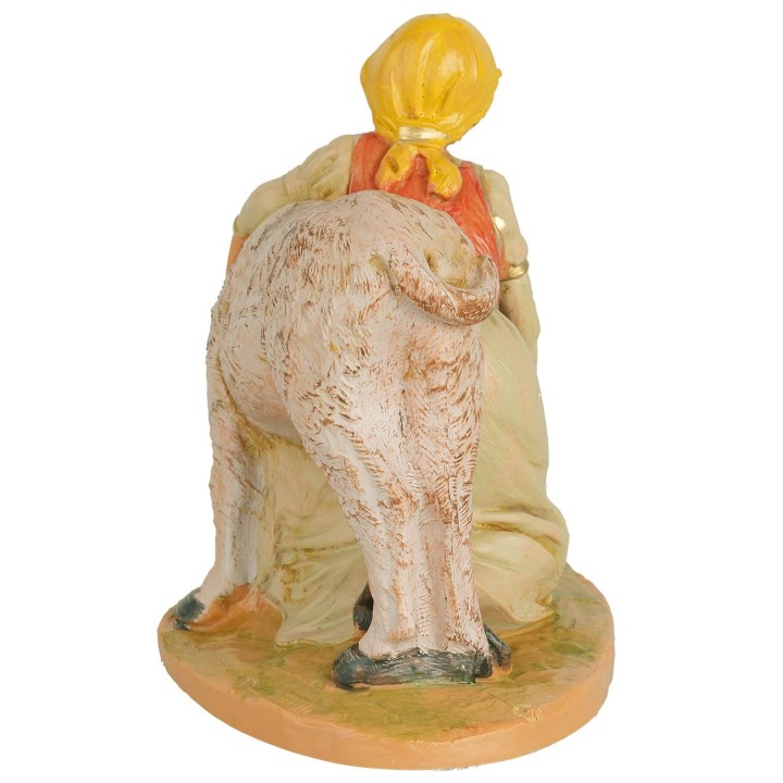 Giovane con vitello serie 12 cm Fontanini