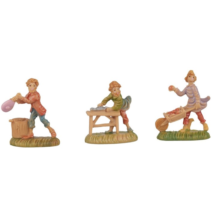 Set 6 mestieri cm 4 Euromarchi