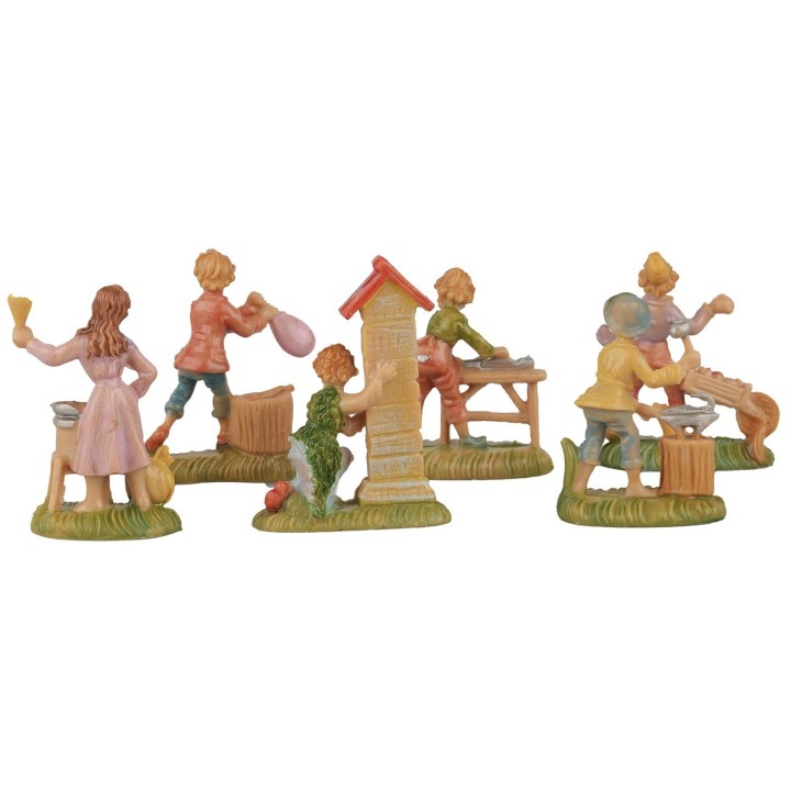 Set 6 mestieri 4 cm Euromarchi