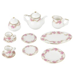 11-piece porcelain tea and coffee set