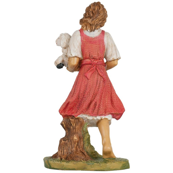 Shepherdess with lamb in her arms 30 cm Euromarchi