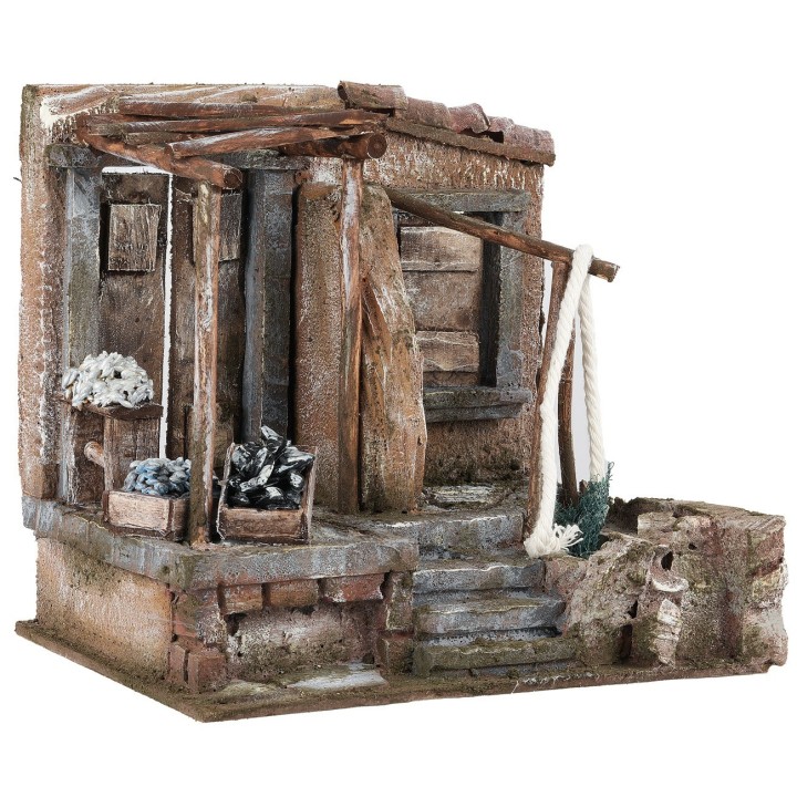 Fishmonger's shop cm 20x14.5x18 h