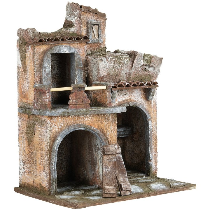 Casa a doppio piano per statuine della serie 10 cm