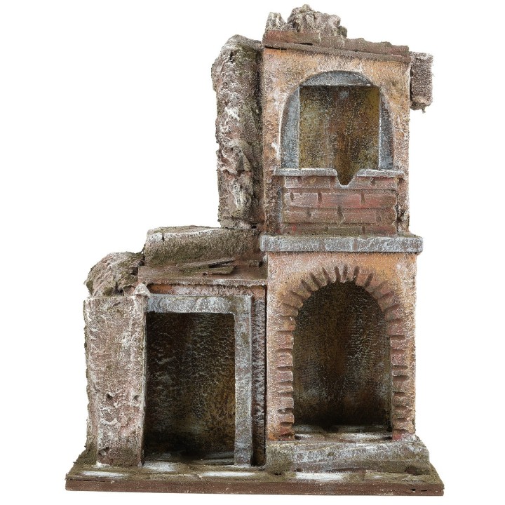 Rustic house group for 10 cm series figurines