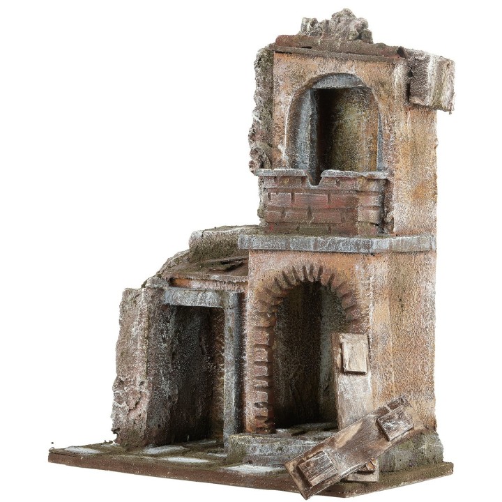 Rustic house group for 10 cm series figurines