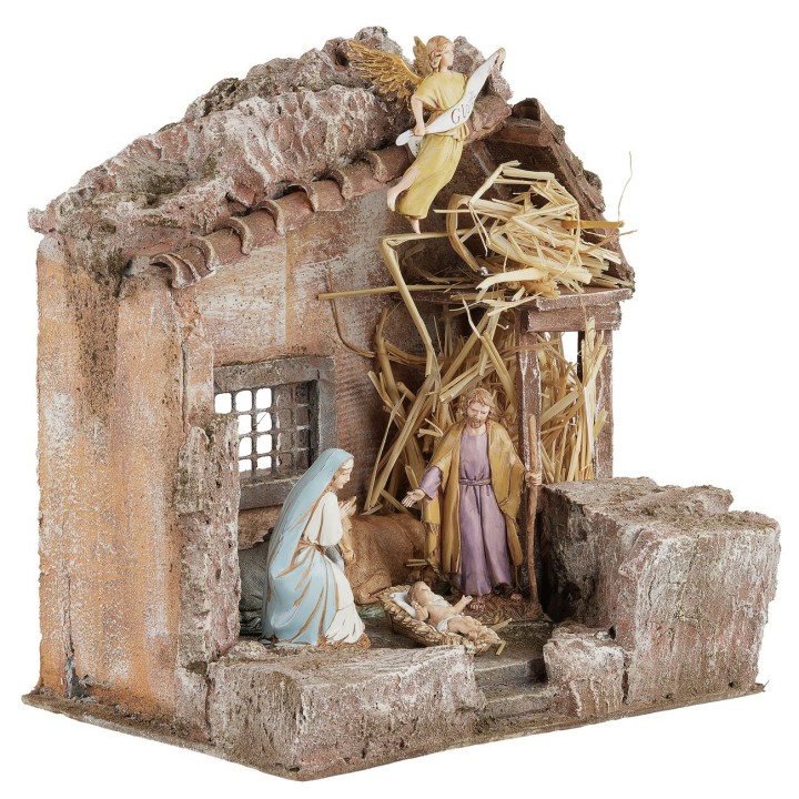 Hut with 10 cm series statues