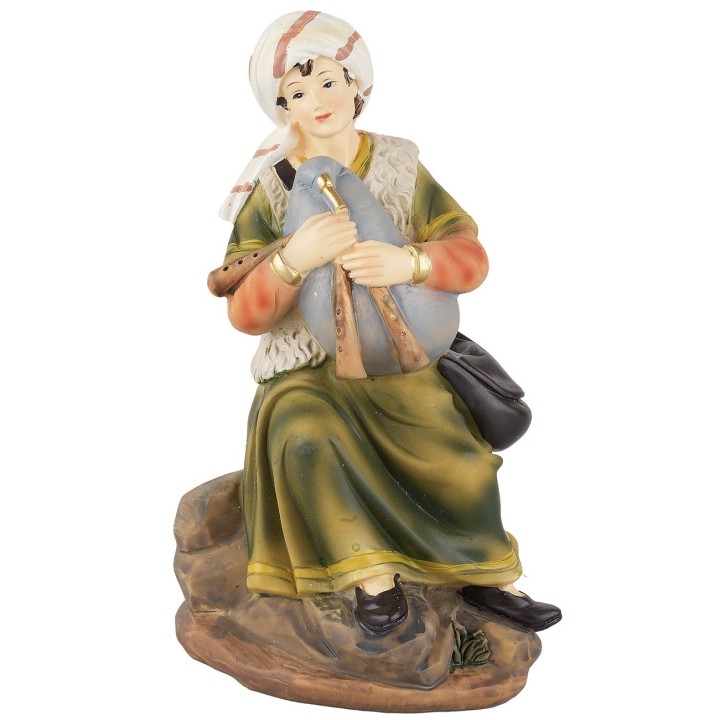 Bagpiper in resin, 20 cm series