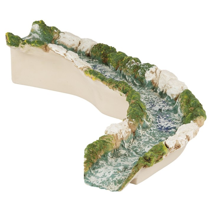 Fiume in resina - Curva destra cm 50