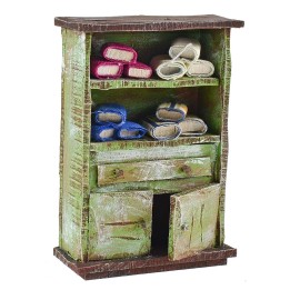 Mobile con scampoli di stoffe cm 8,5x3,5x12 h