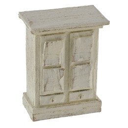 Armario blanco para estatuas 6 cm