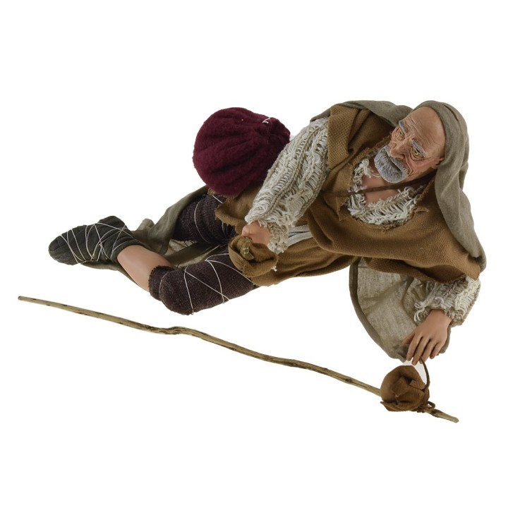 Mendicante storpio disteso serie 30 cm Pigini