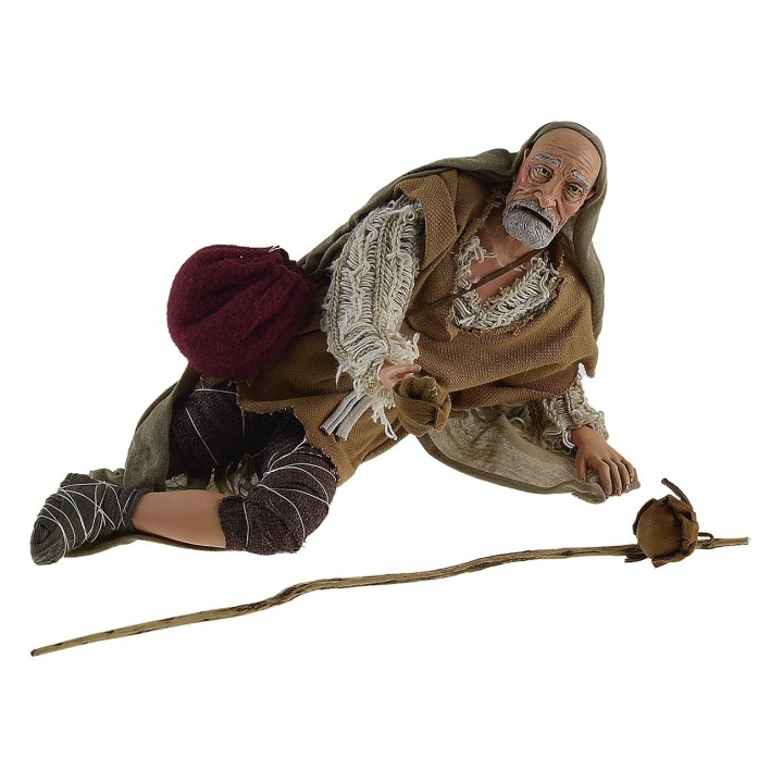 Mendicante storpio disteso serie 30 cm Pigini