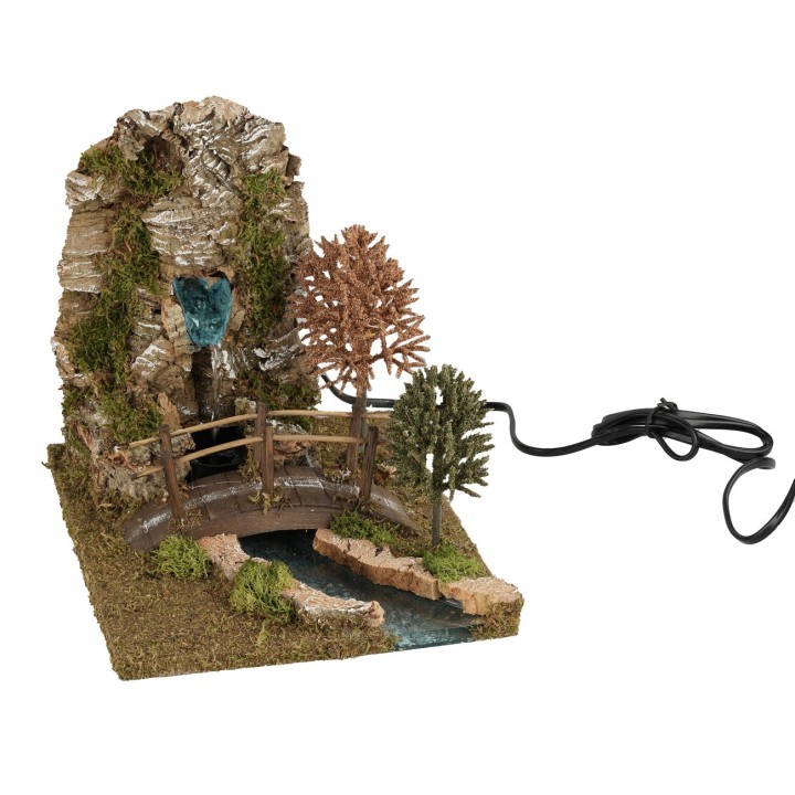 Cascada funcional con río 20x25x21,5 cm