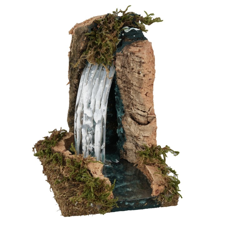 Waterfall in rock with river depth effect cm 10x13x13.5 h