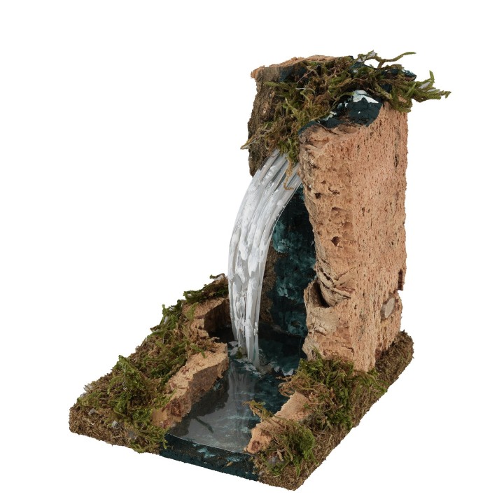 Cascada en la roca con río efecto profundidad cm 10x13x13,5 h