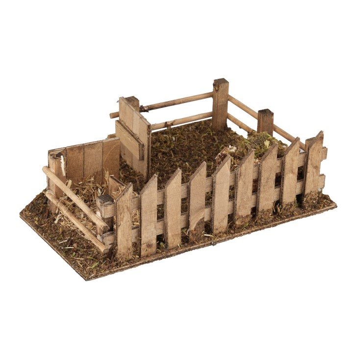 Rustic animal enclosure 19.5x16x6.5 cm